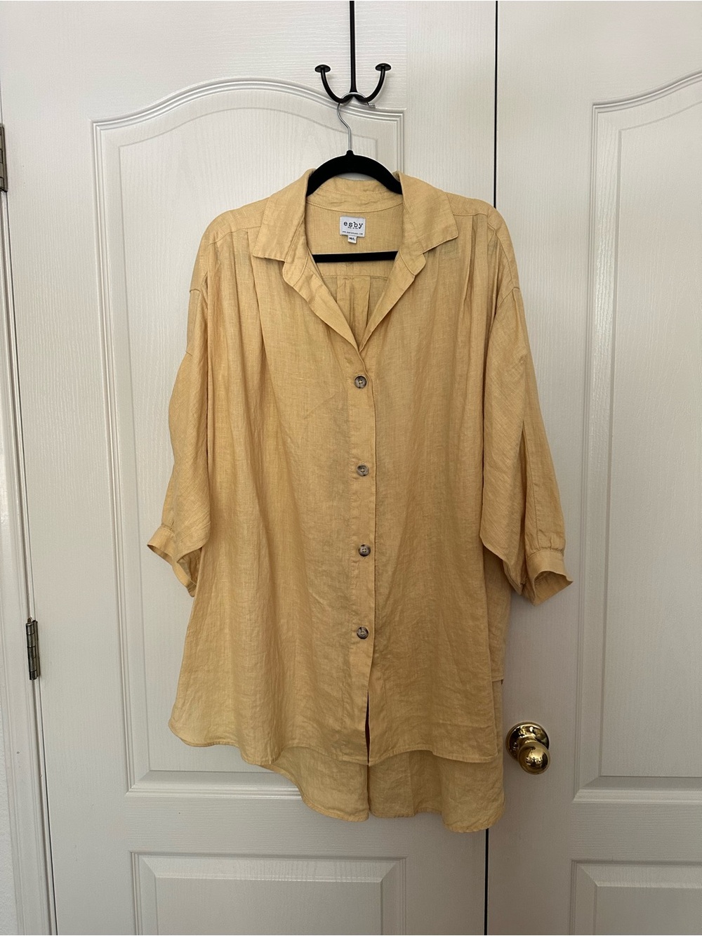 Esby Butter Yellow Tunic Top